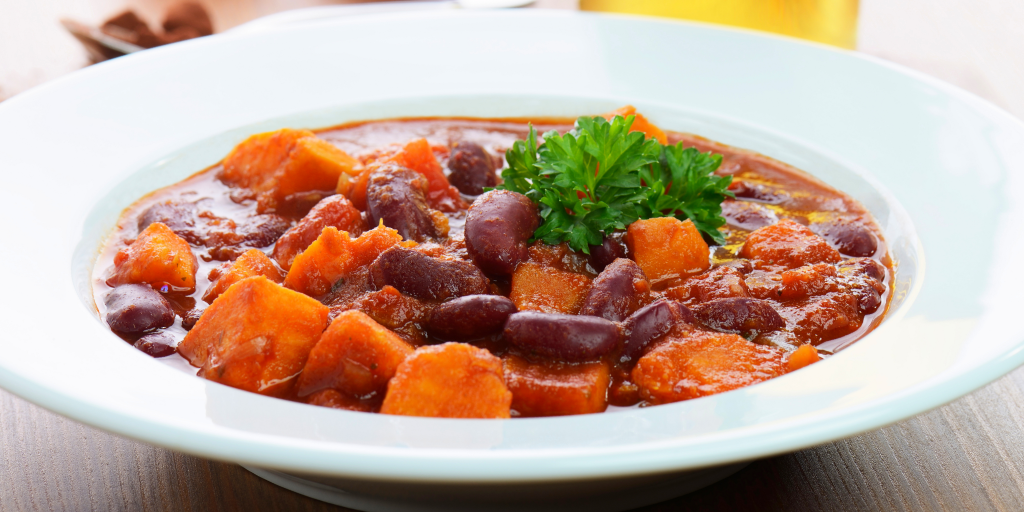 Meatless Friday Sweet Potato Chili
